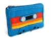 Royal Blue Striped Mixtape Pouch
