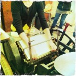 rebecca peters letterpress workshop at the compound gallery