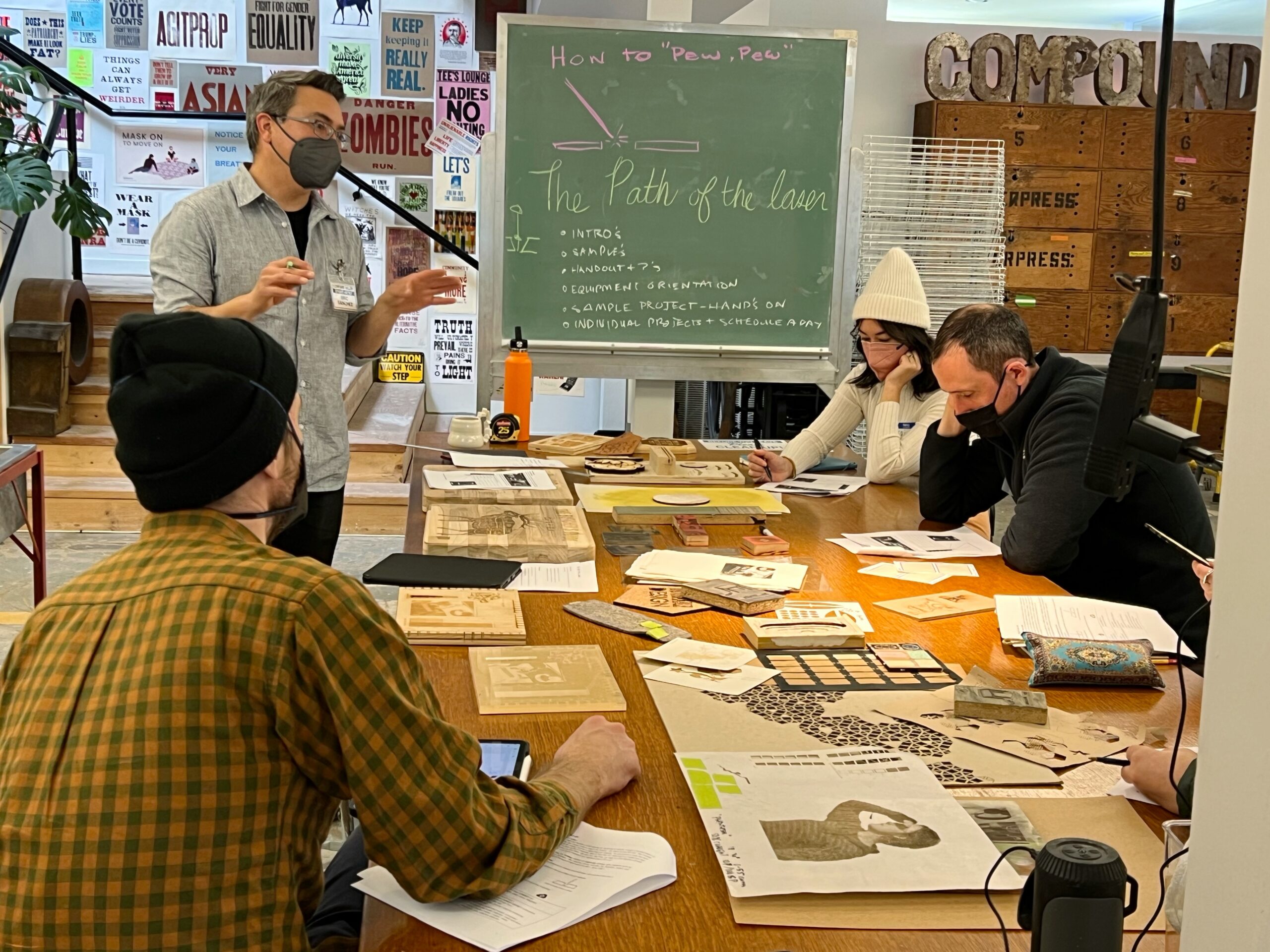 Laser cutting workshop