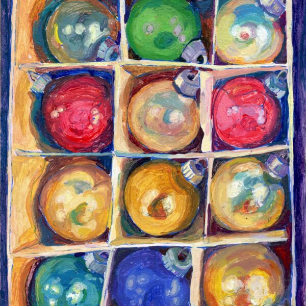 NineGlassChristmasBalls